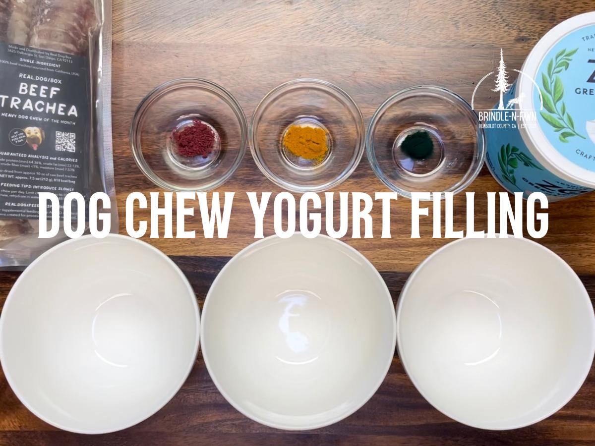 Dog Chew Yogurt Filling Recipe